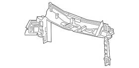 84089228 Gm Genuine Radiator Air Upper Deflector
