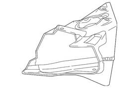 84141577 Gm Genuine Front Duct