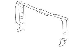 84152204 Gm Genuine Front Bumper Shutter Baffle