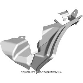 84225440 Gm Genuine Passenger Side Auxiliary Radiator Rear Duct