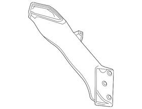 84241510 Gm Genuine Transmission Fluid Cooler Baffle