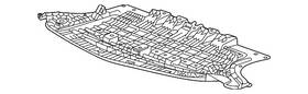 84517523 Gm Genuine Lower Deflector