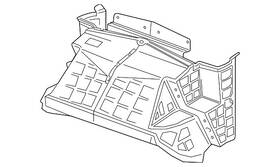 84714864 Gm Genuine Radiator Air Front Lower Baffle