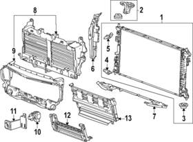84774136 Gm Genuine Air Inlet Baffle