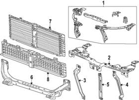 84959634 Gm Genuine Side Support