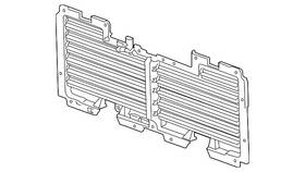 85043806 Gm Genuine Front Bumper Shutter