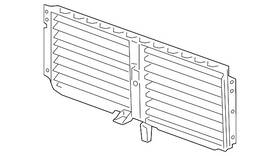 85052434 Gm Genuine Front Bumper Shutter