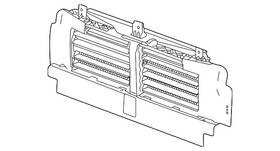 85524694 Gm Genuine Radiator Shutter Assembly