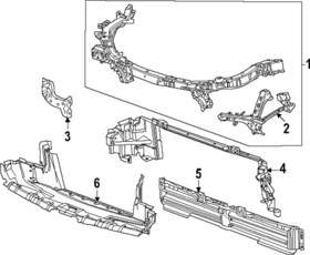 86549475 Gm Genuine Upper Tie Bar