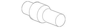 25891275 Gm Genuine Parts Radiator Surge Tank Inlet Hose Connector