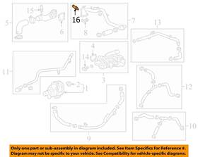 12673064 Gm Oem 19-23 Canyon Cooling Water Pump-temp Sensor
