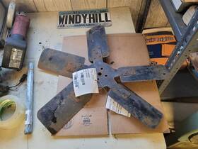 325.gm9965 Gmc Truck 1965 60 Series 305 Fan Blade