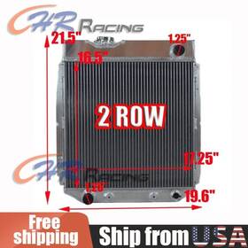 Ec251-6 Gpi Racing Aluminum Radiator For 1960-1966 Ford Ranchero Falcon/ Mercury Comet L6 At Mt