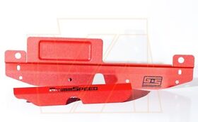 096009 Grimmspeed Red Radiator And Alternator Cover Kit For Subaru 2008-2014 Wrx Sti