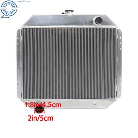 Hp99390 Happy19star 4 Row Radiator Aluminum 1966-79 76 For Ford Pickup F100 F150 F250 F350 Bronco V8