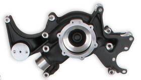 97-311 Holley Cooling Manifold - Big Block Chevrolet Black