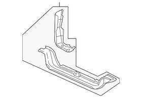 04603-s9v-306zz Honda Genuine Cross-member Set Front Bulkhead Lower