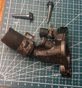 19425-rna-a00 Honda 2008 Civic Lx - R18a1 Cylinder Head Coolant Water Neck Heater Outlet