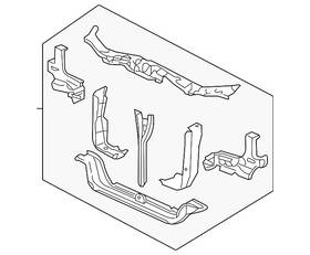 60400-sjc-305zz Honda Genuine Bulkhead Front 60400-sjc-305zz Honda Genuine Bulkhead Front