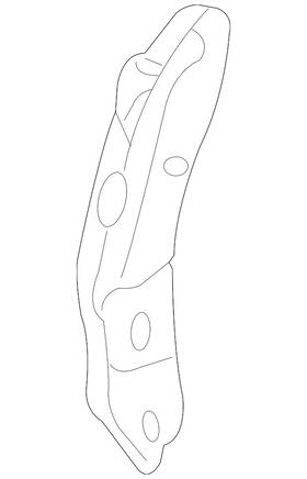 60413-shj-a00zz Honda Genuine Radiator Support Side Panel