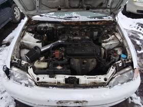 671.ho1b93 Honda Civic 1993 Coolant Reservoir 19825612