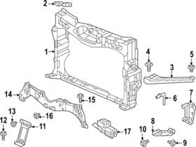 71419-3w0-a00 Honda Genuine Support Brace