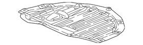 74112-tlc-a01 Honda Genuine Radiator Support Splash Shield