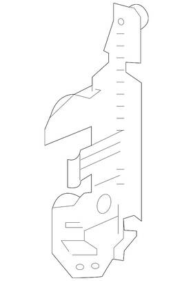 74116-tg7-a00 Honda Genuine Plate R Front Air Guide 74116-tg7-a00 Honda Genuine Plate R Front Air Guide