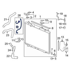 378735j6a00 Honda Oe For Pilot 16-22 Engine Coolant Temperature Sensor Connector