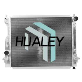 Hualey Cu2789 3 Row Aluminum Radiator For 2005-2014 Ford Mustang Gt 3.7l 4.0l 4.6l 5.0l V6 V8