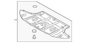 29110-b1200 Hyundai Genuine Splash Shield