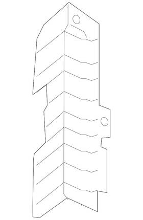 29136-j3100 Hyundai Genuine Radiator Support Air Duct