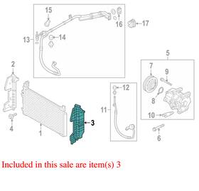 29136c2600 Hyundai 2018 Sonata Radiator Support Air Deflector