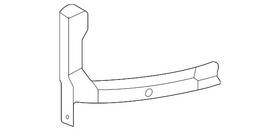 Infiniti F25206sama Genuine Radiator Support Side Panel