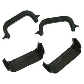 Inl11050 Inline Tube Core Support Rubber Mounts And Brackets 4 Radiator 1968-72 442 Cutlass 4pc