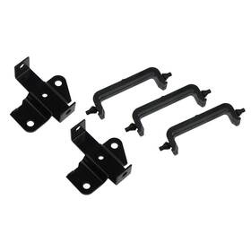 Inl15119 Inline Tube Radiator Mounting Bracket With Insulator 4 Core 1964-67 Pontiac Lemans Gto 5pc