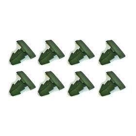 Inl30214 Inline Tube Gto Trans Am Cutlass 442 Radiator/ Inner Fender Cowl Seal Push Clips Olive 8 Pc