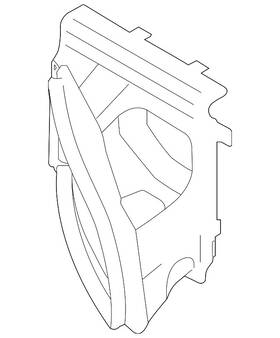 T4a33085 Jaguar Genuine Cooling Duct