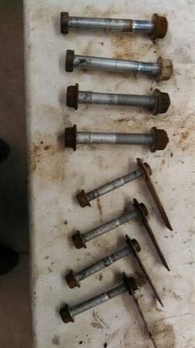 691.am8502 Jeep Tj Wrangler Oem Frame To Upper Lower Control Arm Bolts 1997-2006 6562