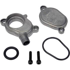 Alx-pau-rb-904-538-cl360a50 Karparts360 For Ford F-250/f-350 Super Duty 2003-2007 Oil Cooler Water Outlet Aluminum