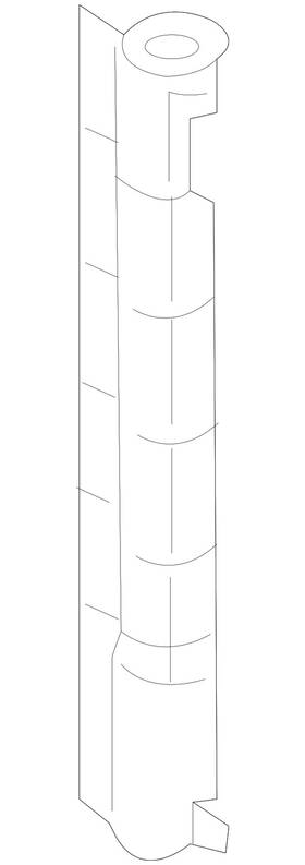 29136-d9600 Kia Genuine Side Air Baffle