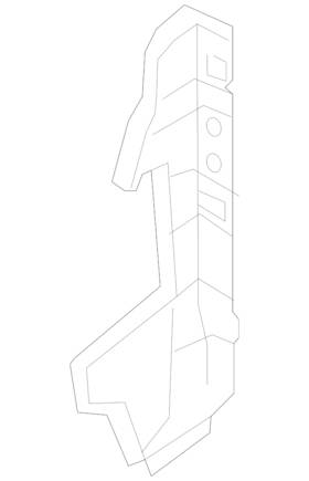 29136-g5100 Kia Genuine Air Guide