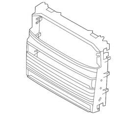 523123837 Land-rover Genuine Deflector - Air