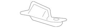 Lr099439 Land-rover Genuine Radiator Support Air Deflector