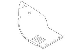 Lr100547 Land-rover Genuine Side Cover