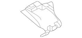 Lr135373 Land-rover Genuine Air Deflector