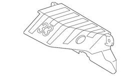32917-48030 Lexus Genuine Air Duct