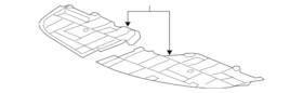 51441-33090 Lexus Genuine Under Cover