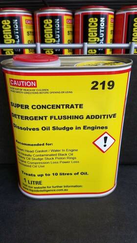 230-solir0011 Liquid Intelligence 219 Super Concentrate Detergent Flushing Additive 1l