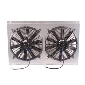 Hx82 Luxerad Aluminum Shroud Fan For 1996-2005 2004 Chevy S10 Blazer Gmc Jimmy Sonoma 4.3l V6